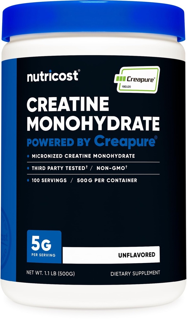 Nutricost Creapure® Kreatin Monohydrat 500 gram