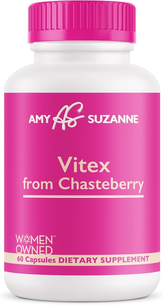 Vitex Supplement for kvinner - Hormon Harmoni for kvinner fra organisk Chasteberry - Hormone Balance, Periode, Perimenopause Støtte - 60 Kapsler