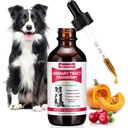 Hund UTI behandling, Xsvseie Urin Tract drops for hunder Naturlig urinveis infeksjon behandling dropper naturlig herbal supplement med Cranberry Bladder helse for hunder alle avler