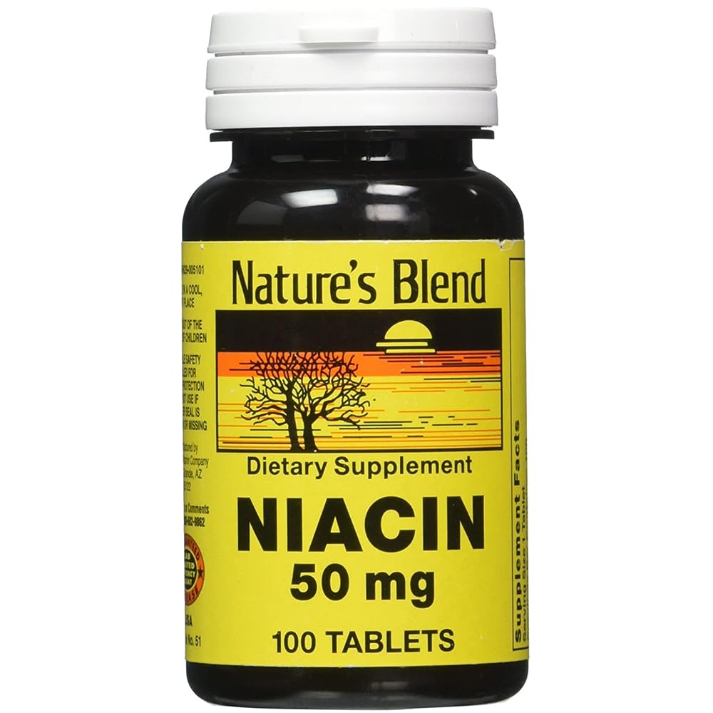 Naturens blanding Niacin 50 Milligram 100 Tabs