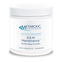 Metabolsk vedlikehold R.E.M. vedlikehold pulver - naturlig avslappende støtte Supplement med magnesium, Melatonin, 5-HTP + Kalium - enkel drikke-tillegg, ingen fyllstoffer (366g / 60 Serveringer)