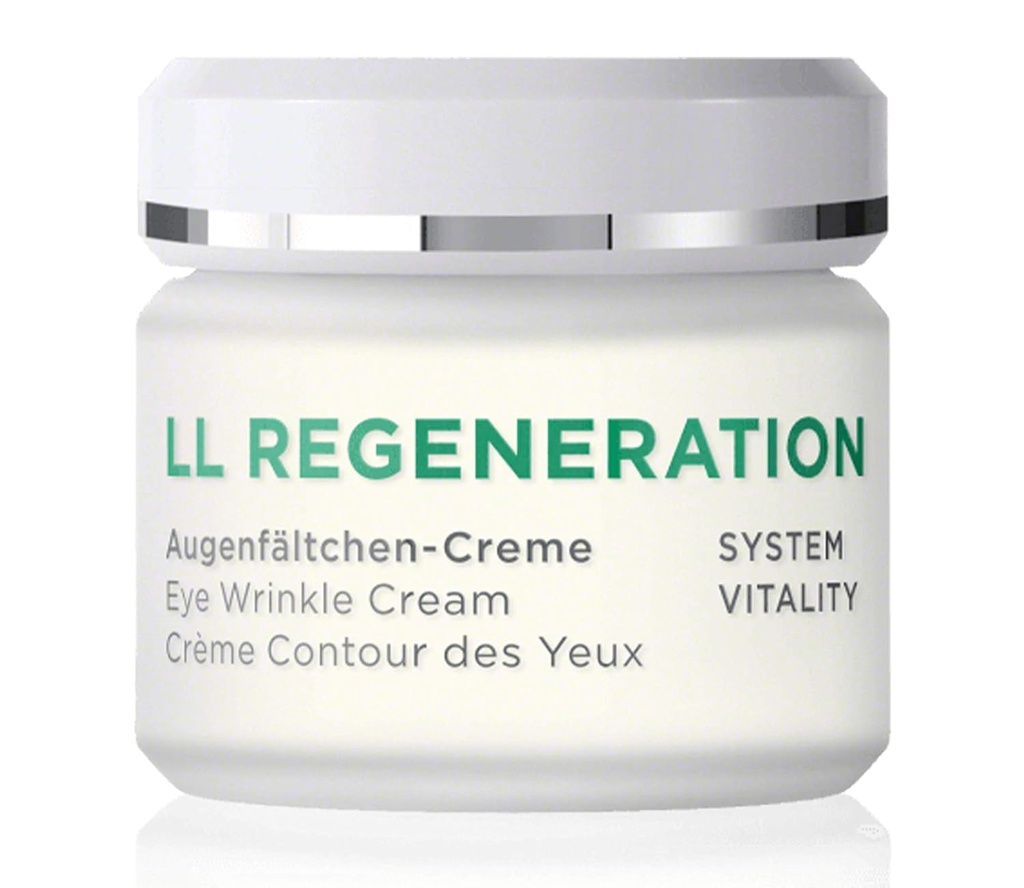 ANNEMARIE BÖRLIND – LL REGENERATION Eye Wrinkle Cream – Naturlig vitamin C + E Anti Aging Eye Cream med LL BIOCOMPLEX for glatt, lysere og klump hud med ny elastisitet – 1.1 Oz