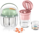GloDeals Piller Organizer, Pille Crusher, Cutter og Splitter