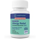 WELMATE - Allergi relief - Fexofenadin HCl 60 mg - 12 timers ikke-drowsy antihistamin - Sneezing - Runny Nese - kløende øyne, nese og throat - Allergy Relief Tabletter - 200 greve