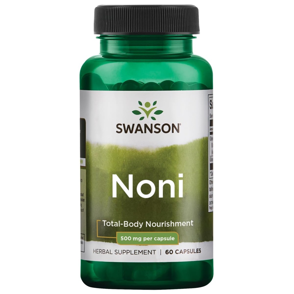 Swanson Noni 500 Milligrams 60 kapsler