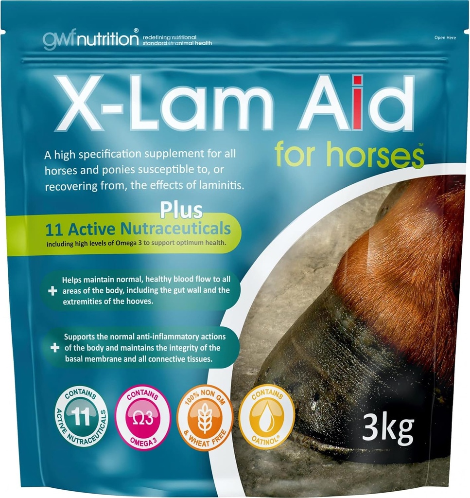 Gor Kjæledyr GWF Ernæring X-lam støtte for hester Pouch 3 kg