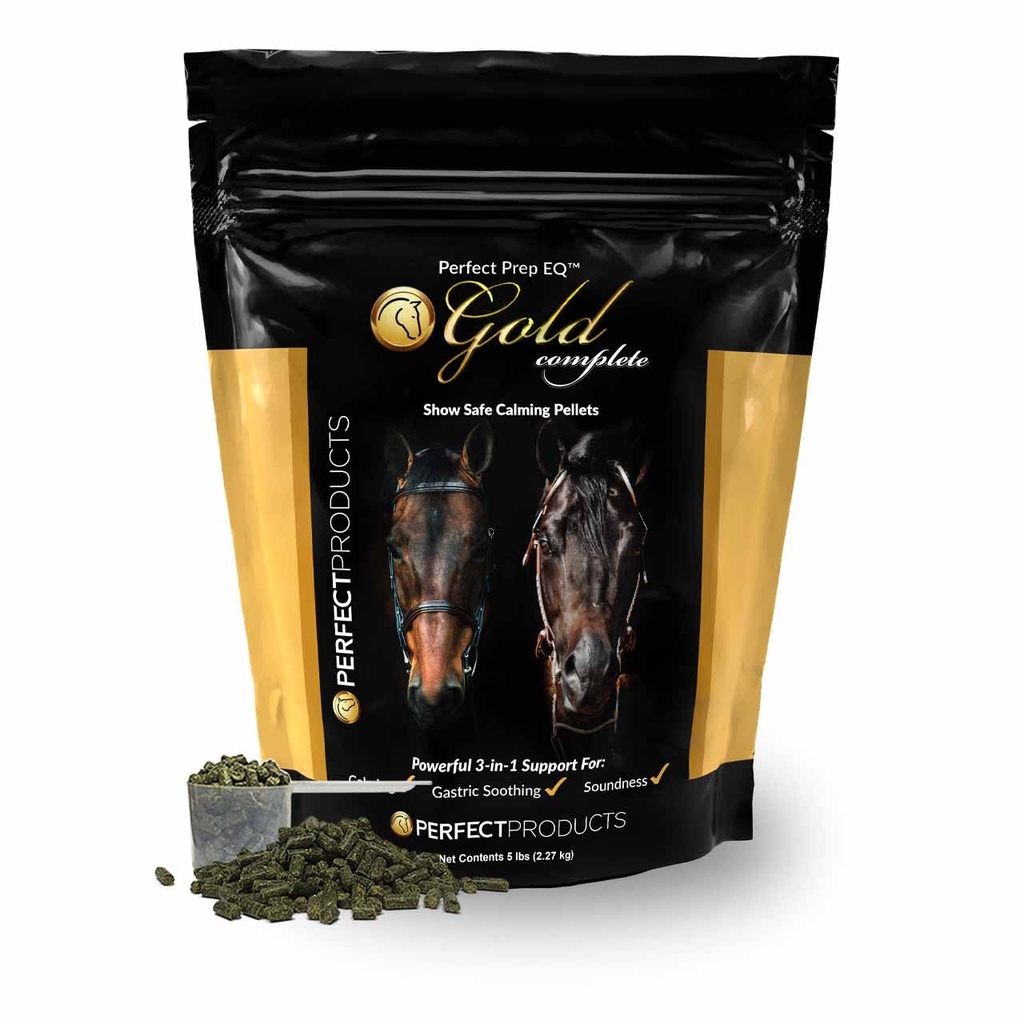 Perfekt Prep EQTM gull komplett beroligende pellets (5LB)