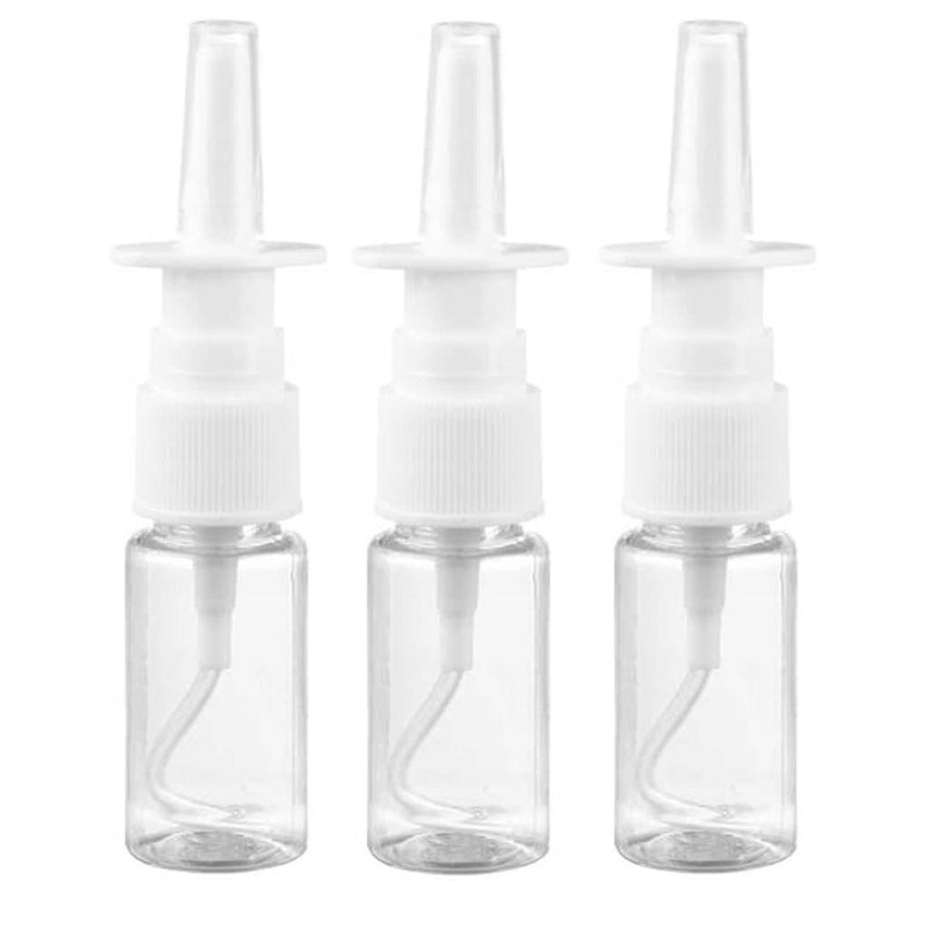 Medsuo 3pcs 10ml Nasal Spray flasker Mist Spray Flaske Klar tom Rhinitis Care Sprayer Direkte Spray Container for Saline Essentielle oljer