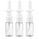 Medsuo 3pcs 10ml Nasal Spray flasker Mist Spray Flaske Klar tom Rhinitis Care Sprayer Direkte Spray Container for Saline Essentielle oljer