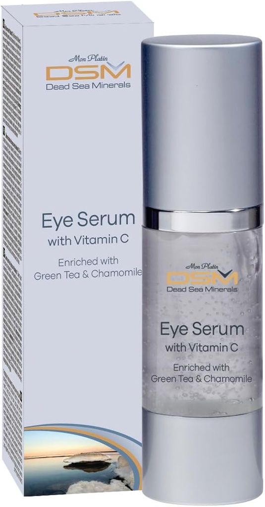 Mon Platin, DSM, Dødehavsmineraler,Mineral Serum Eye Serum Vitamin C, 1.02fl.oz / 30ml