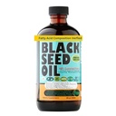 Svart Seed Oil 8 Oz - Premium Nigella Sativa Kaldt presset tyrkisk svart cuminolje - høy styrke 3X Thymoquinon - naturlig støtte - super mat
