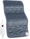Vektet oppvarmingspad, 17''x 33" XXXL Ekstra stor elektrisk varmepad for ryggsmerter Relief w/ 6 varmeinnstillinger 2H Auto Shut-Off, w/4.9lbs BPA-fri perler for cramper hals skulder armer maskin vaskbar