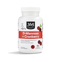 365 av hele matmarked, D-Mannose med tranebær, 90 greve