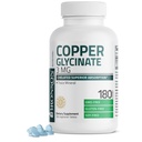 Bronson Kobber Glycinate 3 mg Chelated Superior Absorpsjon Ikke-GMO, 180 vegetariske tabletter