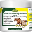 Hest ikke-svitende behandling, fremme sunn temperatur for å stoppe svette, AC, gammel, Mare, Gelding, Anhidrosis, En varm sommer dag bruk