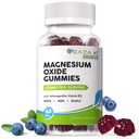 ZA'ZA K ORGANICS Magnesiumoksid Gummies, Magnesiumoksid 500mg med Ashwagandha & vitamin B12 for søvn, Nerve, Muskel, Bein og hjerte helse, Magnesium Chewable Supplement for voksne barn, Vegan, 60