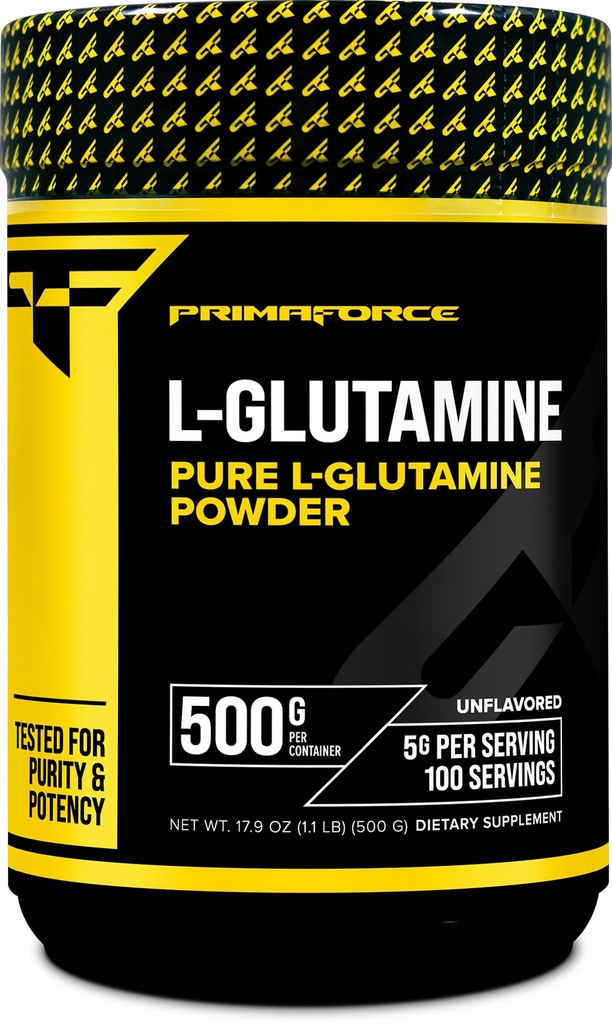 Primaforce L-Glutamin pulver 500 gram (1,1 LBS)