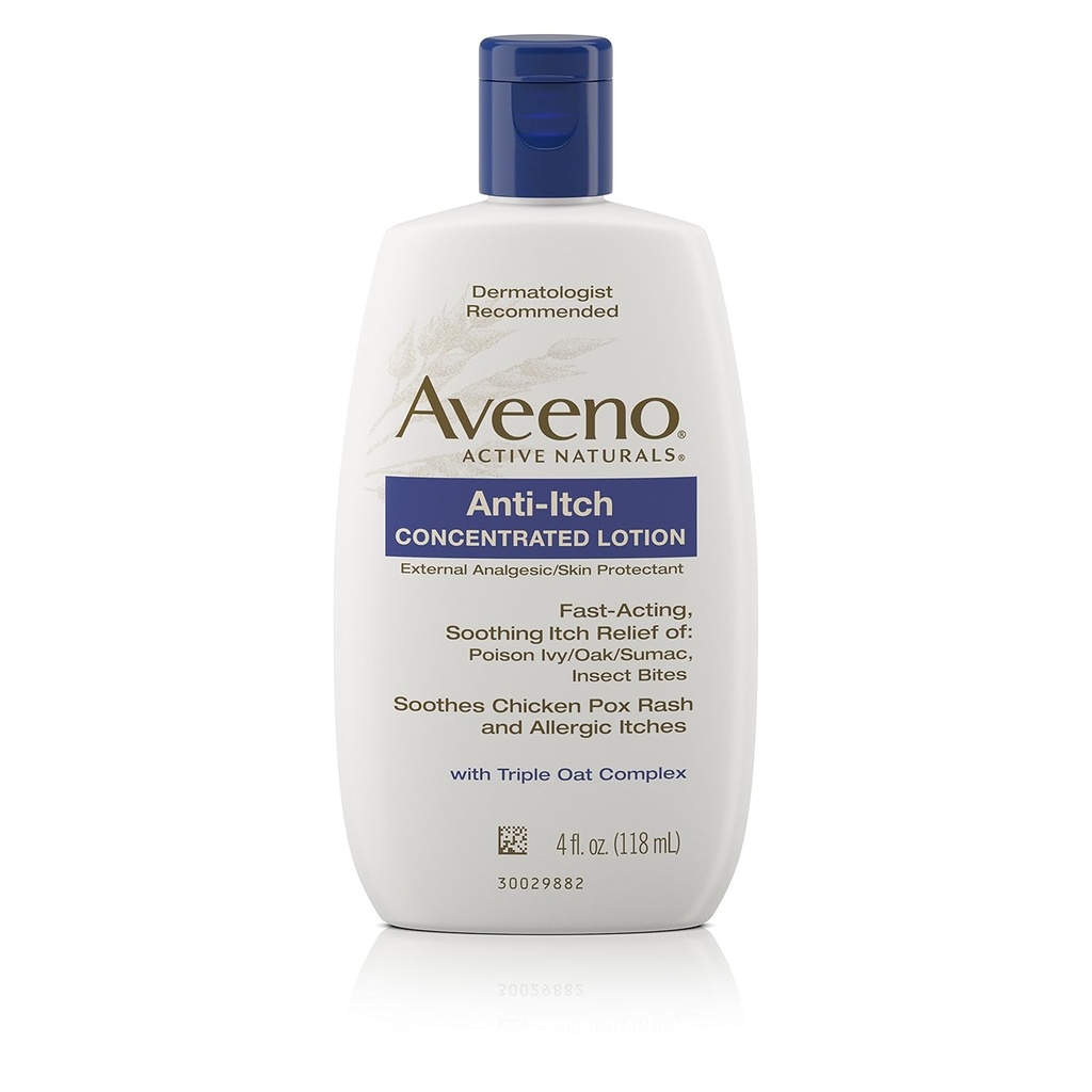 Aveeno Active Naturals Anti-Itch Konsentrert Lotion - 4 fl oz