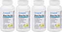 MAJOR Mintox Plus-faner - Antacid Plus Anti-Gas-tabletter - Hjelper raskt lindre syreindigasjon, Heartburn, Sour Mage og Gas - Lemon Mint Flavored - 100 greve (4 pakke)