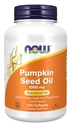 NU Kosttilskudd, Pumpkin Seed Oil 1000 mg med essensielle fettsyrer og fytosteroler, kalde presset, 100 Softgels