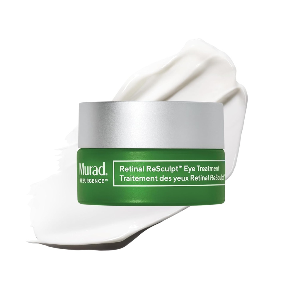 Murad Retinal ReSculpt Eye Lift Behandling - Age-Defying Eye Cream med innkapslet Retinal, Gentian Root, & Oat-Firming Film for unge øyne - Tightens Droopy Lids & Under-Eye Vesker - 0,5 Fl Oz