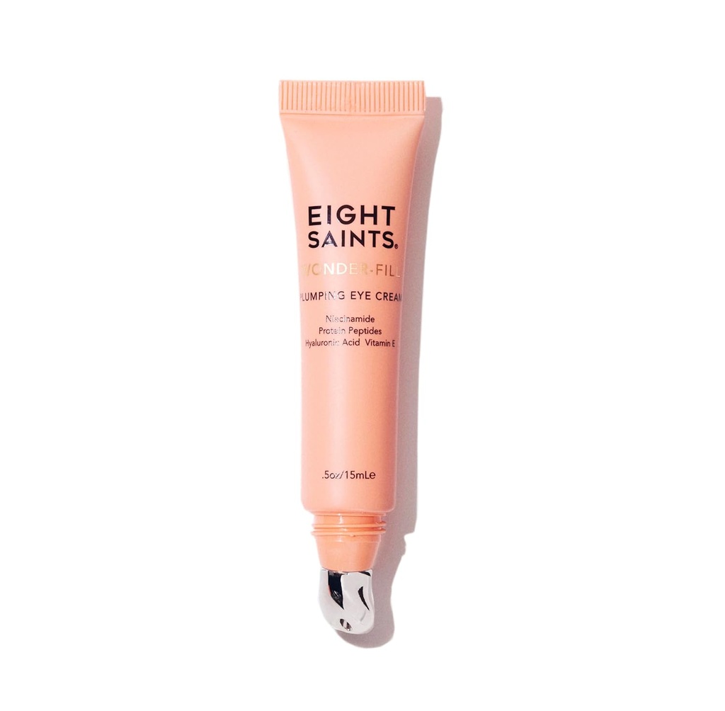 Åtte Saints Wonder-fyll Plumping Øyekrem, Naturlig og organisk Anti Aging Under Øyekrem til Plump Hud, Redusere krus, Fine linjer og Under Øyeposer, Mørke Sirkler under Øyebehandling, 0,5 Ounces