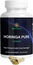 Moringa Antioksidant Kapsler - Naturlig Moringa Oleifera - 800 MG Energi, Metabolisme og immunstøtte.