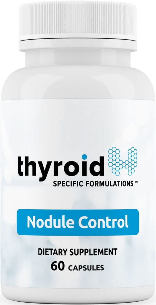 Nodule Control - Doktorformulert naturlig thyroid nodule kontroll støtter kroppen til å bidra til å redusere thyroid noduler -w/Spirulina, Boswellia, Turmeric, Inositol, Selenium, Prunella