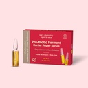 Juicy kjemi prebiotisk Ferment Barrier Repair Ansikts Serum | For huden Barrier Support & Hydration | Med Hyaluronsyre, Gotu Kola & Dragon blod | COSMOS organisk | 1 Fl Oz