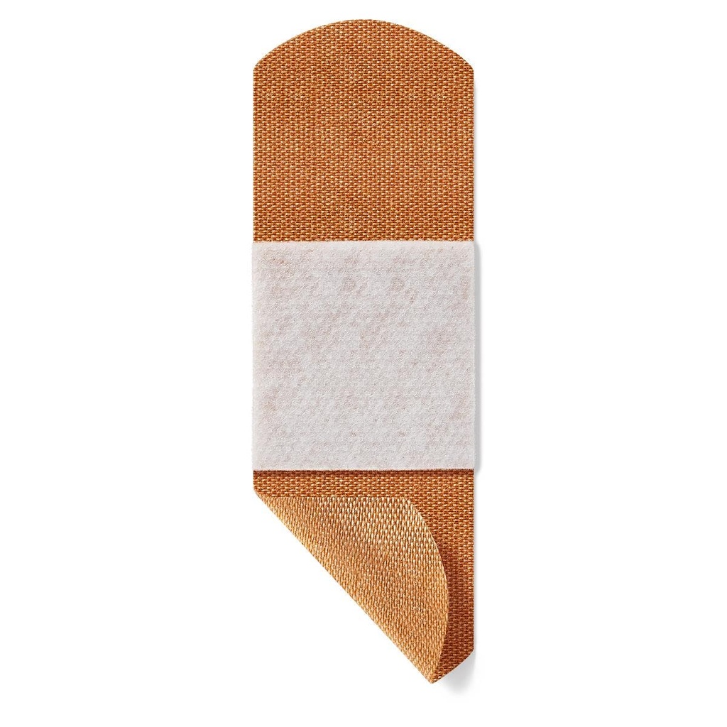 Curad Quick Strip Fabric klesmerke Bandages med enkel applikasjonspakker, Bandage størrelse er 1 x 3 inches, 100 greve