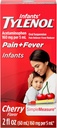 Infanter Tylenol Acetaminophen flytende medisin, Cherry, 2 fl oz