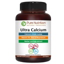 Ren næring Ultra Kalsium 1000mg med VIT D3 + K2 | 120 Tab | Høyt absorberende kalsiumtilskudd med kalsiumcitratmalat, VIT D3, K2, Moringa Oleifera, magnesium og sink.