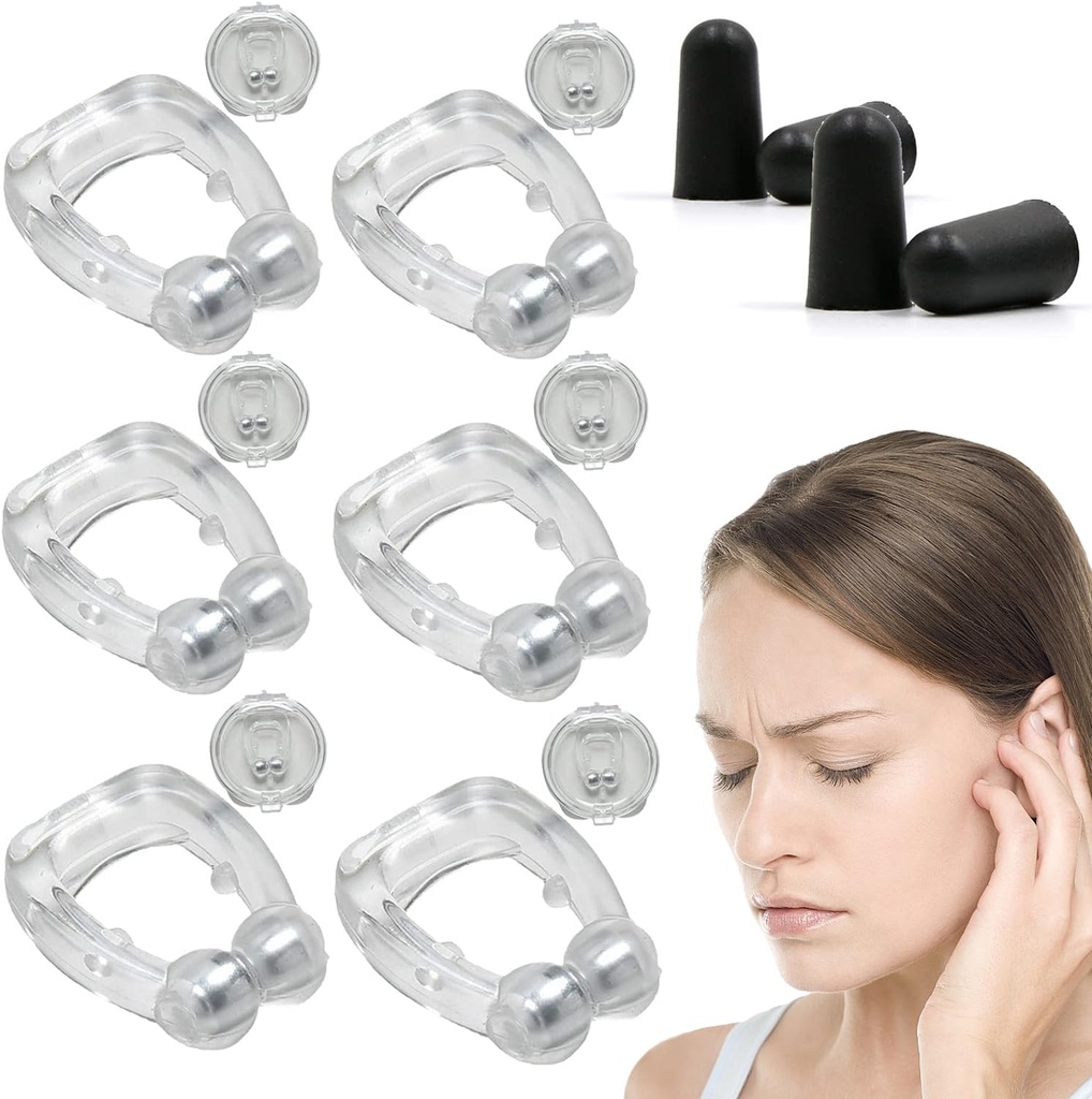 Tinnitus relief for ringing øre, akupeace tinnitus relief enhet, akupeace anti tinnitus relief øreklipp, enhet for stopp øre ringing (3 par)
