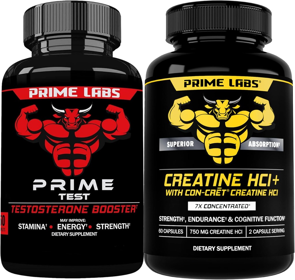 Prime Labs Prime Test + Kreatin HCl Kapsler