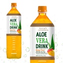 Naturens godhet Aloe Vera Drikke med Pulp Mango Flavor - 50.7 Fl Oz (1,5 L) - Forfriskende drikke med ekte Aloe Vera Juice