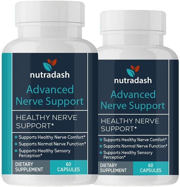 (2 Pack) Avansert Nerve-støtte - Avansert Nerve-støtte - Avansert Nerve-støtteformel (120 Kapsler - 2 måneders forsyning)