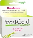 YeastGard Advanced Homeopatisk Remedy Kapsler - 60 telle flaske