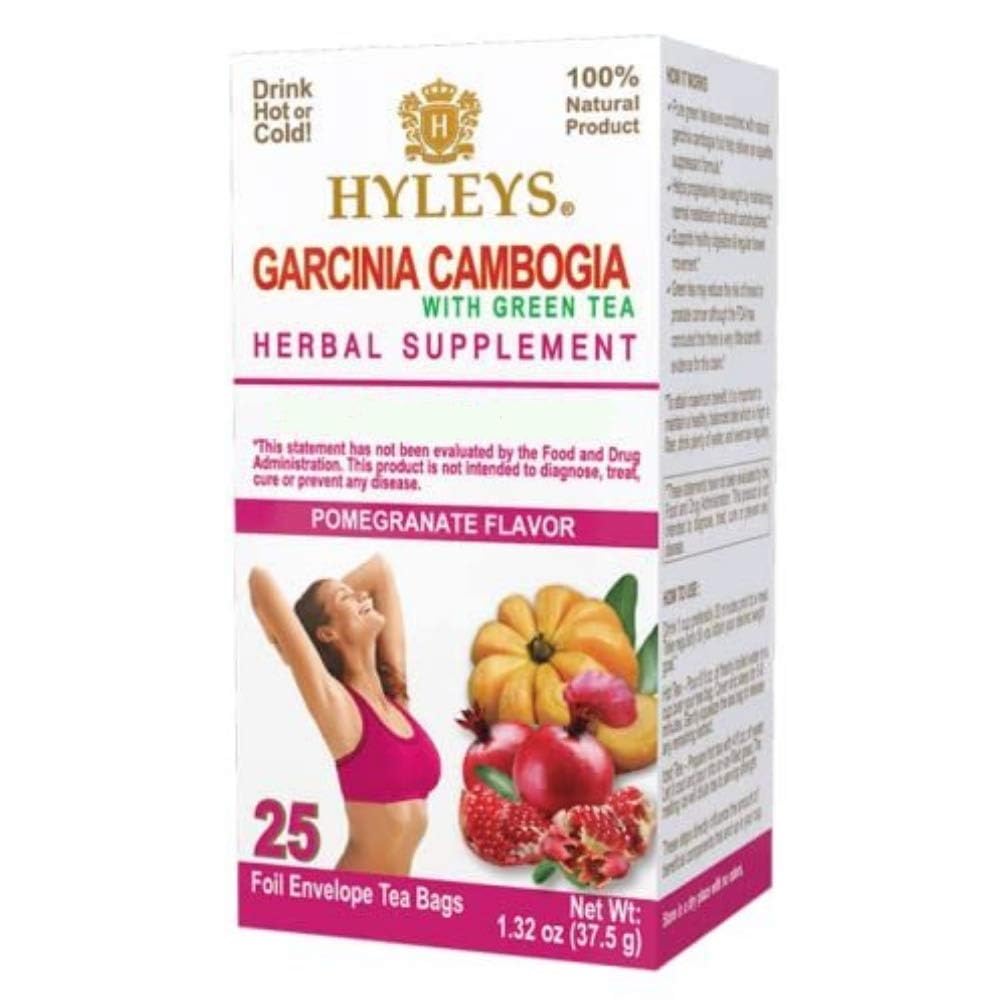 HYLEYS Te Garcinia Cambogia Grønn Te med Pomegranate Flavor - 25 Teposer
