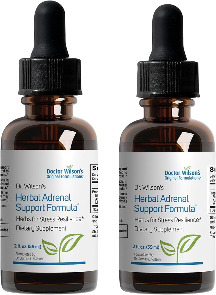 Doktor Wilsons opprinnelige formler 2-Pack Herbal Adrenal støtte Formel 2 flytende ovner