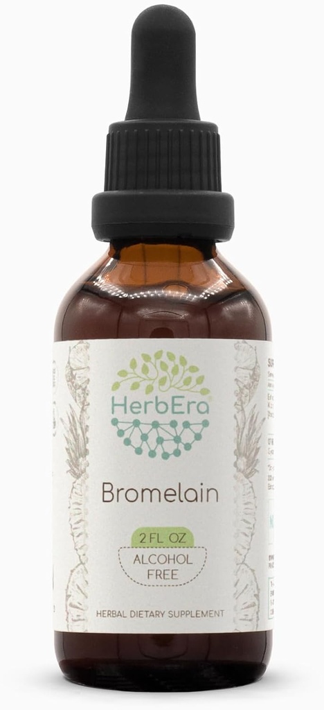 Bromelain B60 alkoholfri urteekstrakt Tinktur, super-konsentrert Wildcrafted Bromelain, Pineapple (Ananas comosus) (2 fl oz)