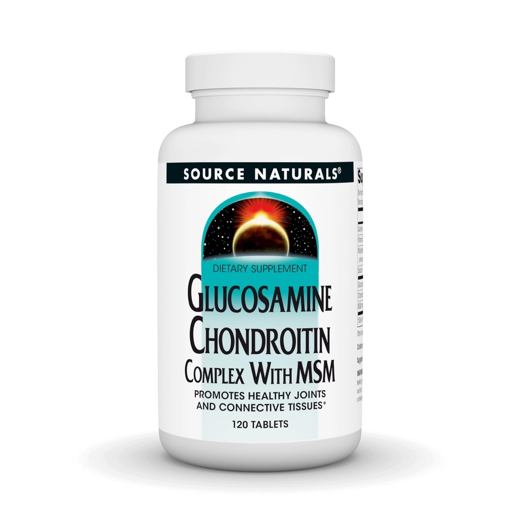 Kilde Naturals Glucosamine Chondroitin Complex med Msm - 120 tabletter
