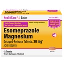 HealthCareAisle Esomeprazol Magnesium Forsinket-utsette tabletter, 20mg - 42 Count - Acid Reducer, gir Heartburn Relief