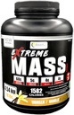 Ekstrem massevekt gevinster muskelbygger, 10 lb (4,54 kg) med mindre sukker for intens trening laget av høy kaloriforsterket myseprotein (Vanilla)