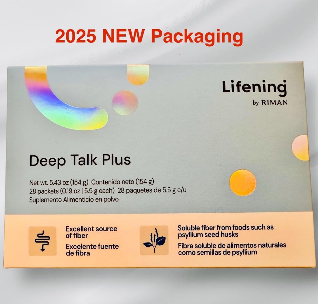 Riman Living Deep Talk Plus Diett Supplement, 5,5 g x 28 Pakker