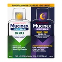 Maksimal styrke Mucinex FastMax DM Max & Mucinex Nightshift Cold & Fluid (2 x 6 fl. oz.) Tynn & Loosens Mucus, leeves Cough & Chest Congestion, Smerte, Feber, Sneezing, Sore Throat, Runny Nese
