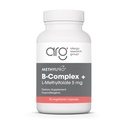 MetylPro B-Complex + L-metylfolat 5 mg - metylert vitamin B-kompleks for kvinner og menn, cellulær energi støtte med folat, niacin og biotin, VIT B Supplement - 30 vegansk kapsler