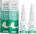 GROWNSY Baby Saline Nasal Spray, 2 PCS Naturlig Nasal Spray med Xylitol, ikke-alkoholisk, øyeblikkelig relief av Nasal Congestion og daglig omsorg