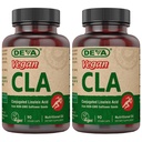 Deva Vegan vitaminer konjugert Linoleic Acid (CLA), fra ikke-GMO Saflower olje, 90 kapsler, 1-Pack