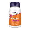 NU Kosttilskudd, vitamin A (fish leverolje) 25 000 IE, essensiell ernæring, 100 Softgels