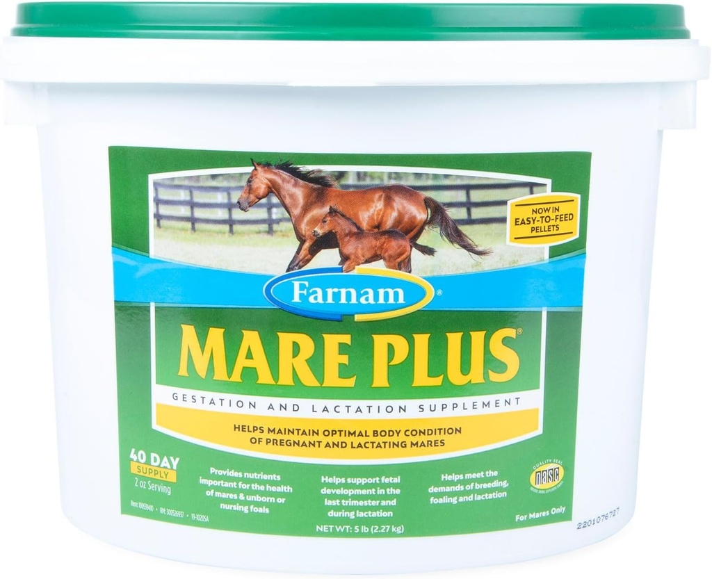 Farnam Mare Plus Gestation & Lactation Supplement 5 pounds, 40 dagers forsyning